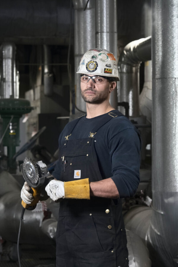 Union Boilermaker at coal plant