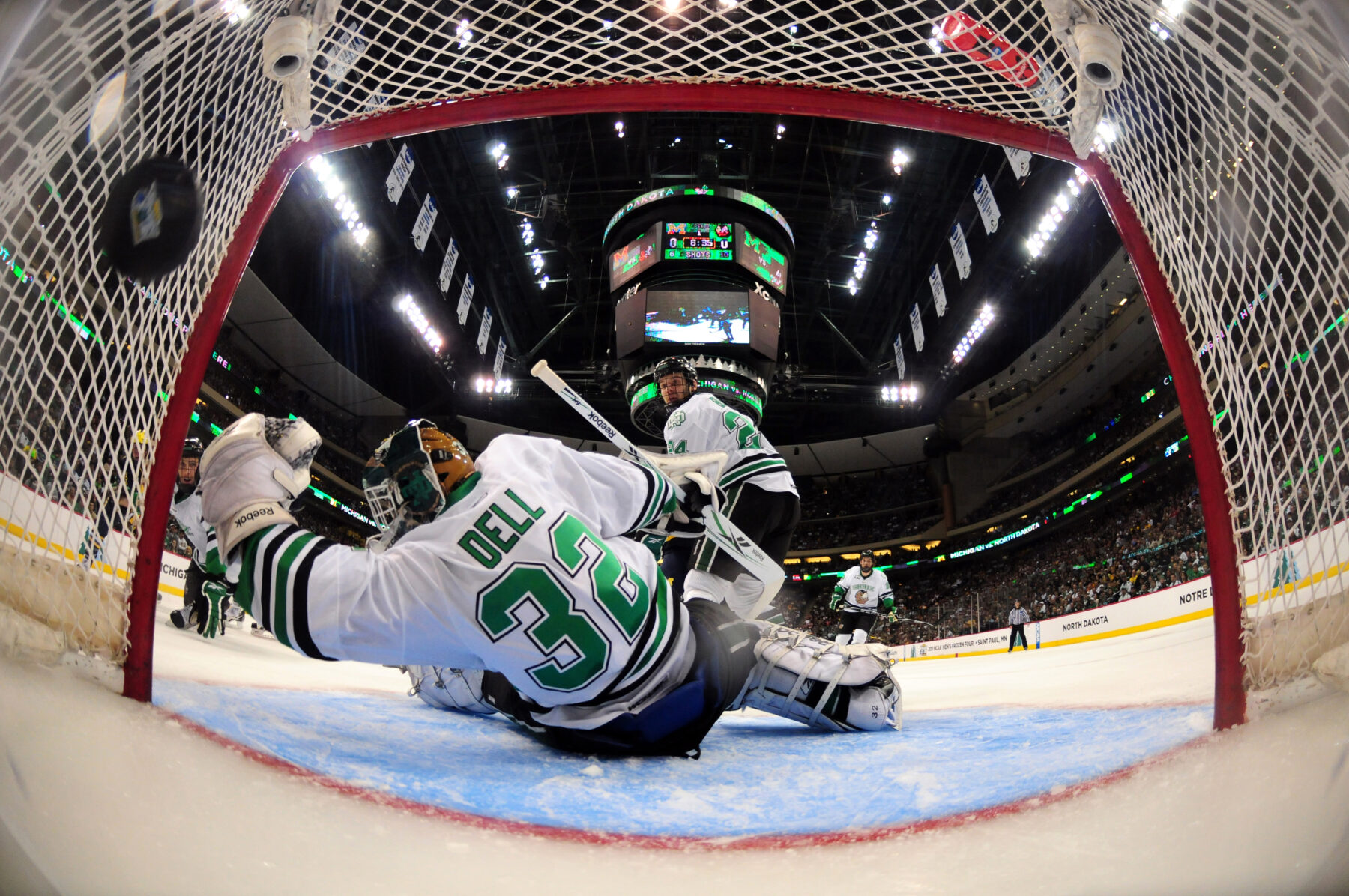 NCAA hockey net camera