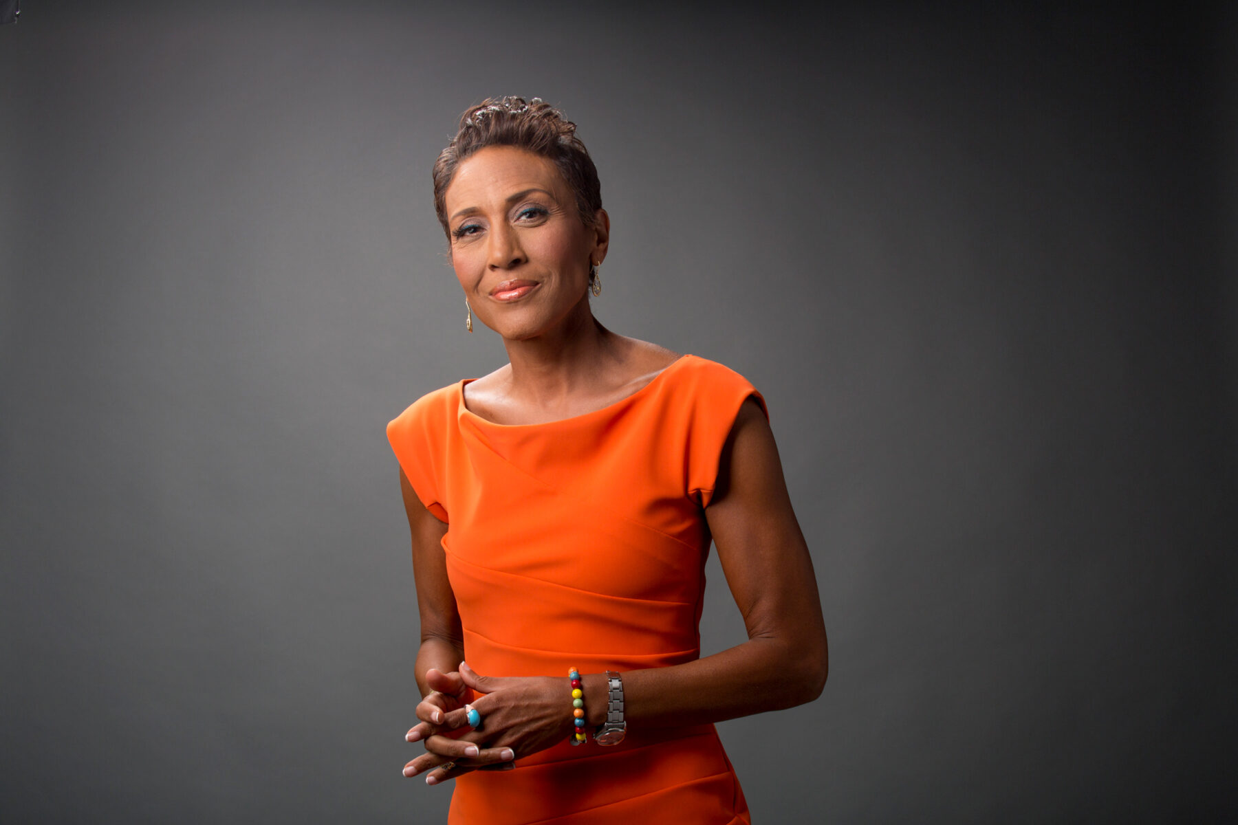 ABC TV Good Morning America host Robin Roberts